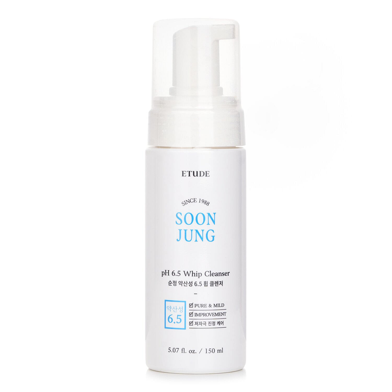 Etude House Soon Jung pH . Whip Cleanser 150 มิลลิลิตร