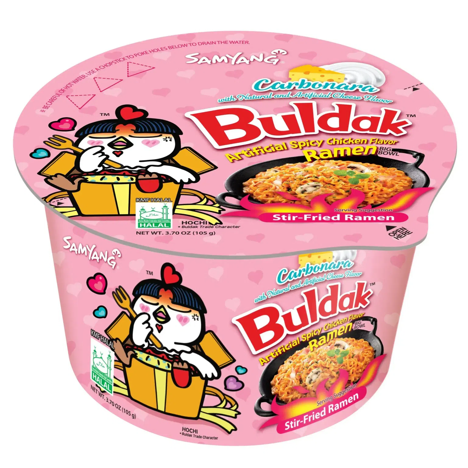 Mì Samyang Buldak Carbonara Vị Gà Nóng 1 phần