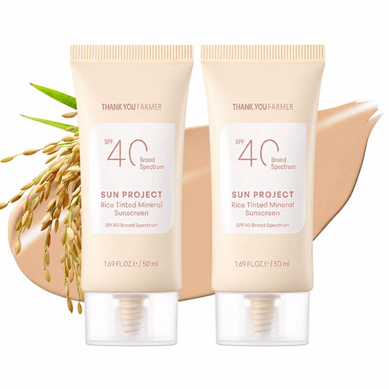 Sun Project Rice Tinted Sunscreen 50 ml 1+1 100 ml