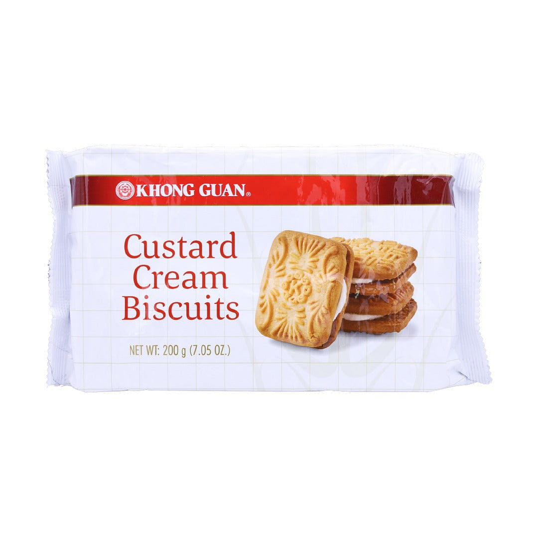 Khong Guan Custard Cream Biscuits 7.05 온스