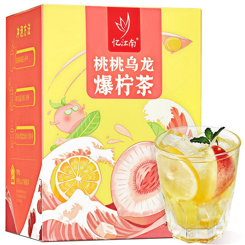 Peach Oolong Explosive Lemon Tea 90g 90 g