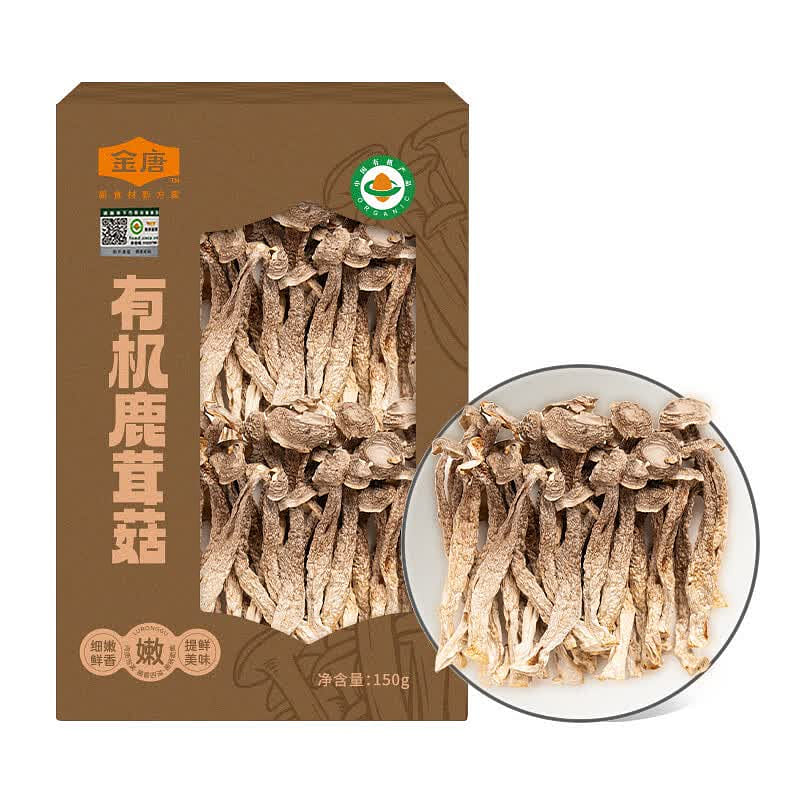 金唐有機鹿茸菇  鹿茸菌菇乾貨煲湯火鍋食材 150 克