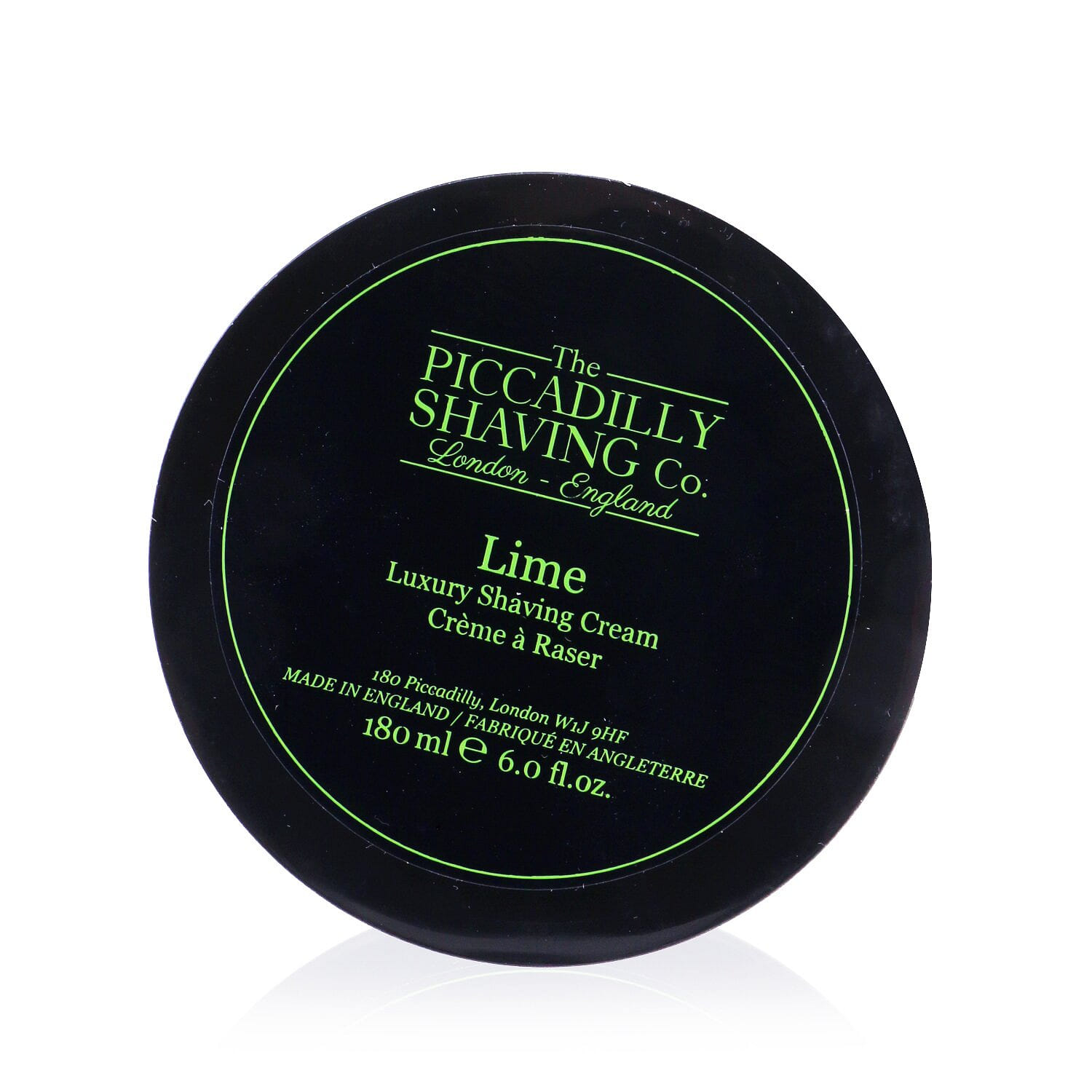 The Piccadilly Shaving Co. Lime Luxurious Shaving Cream 180g/6oz 180 그램