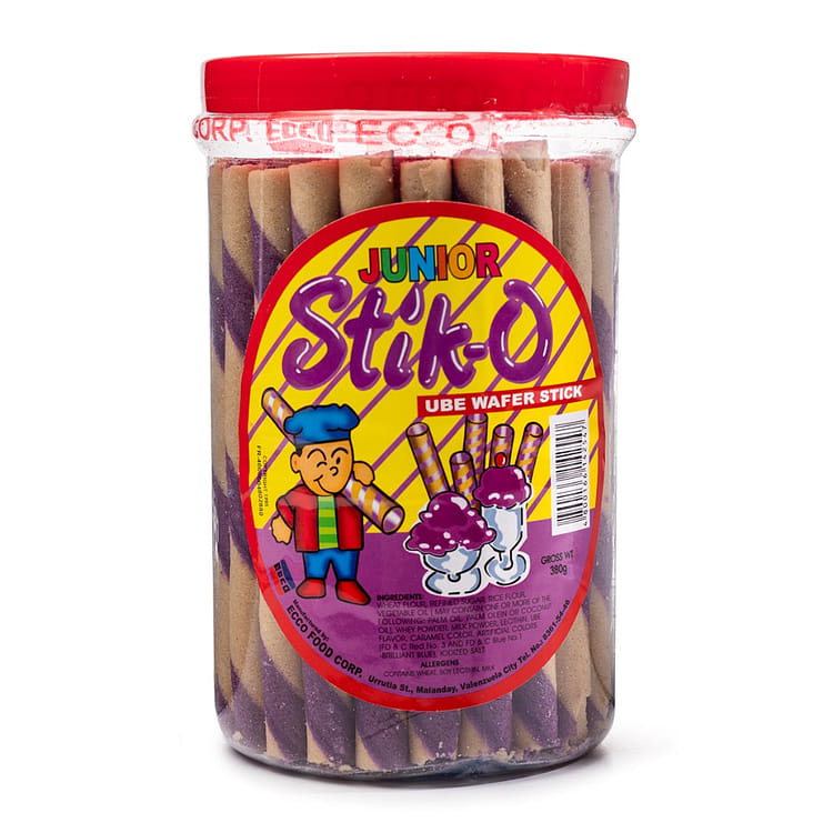 Stik-O ウベ380g*48pcs+サービス品 Get Stik-O Ube Wafer Stick Delivered | Weee! Asian Market