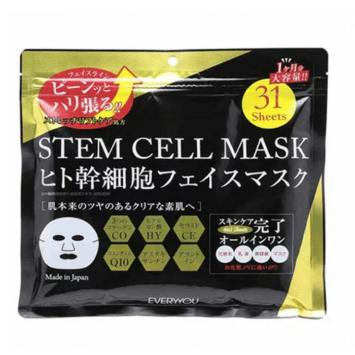 DOSHISHA EVERYYOU Human Stem Cell Facial Mask (31 sheets) 31 カウント