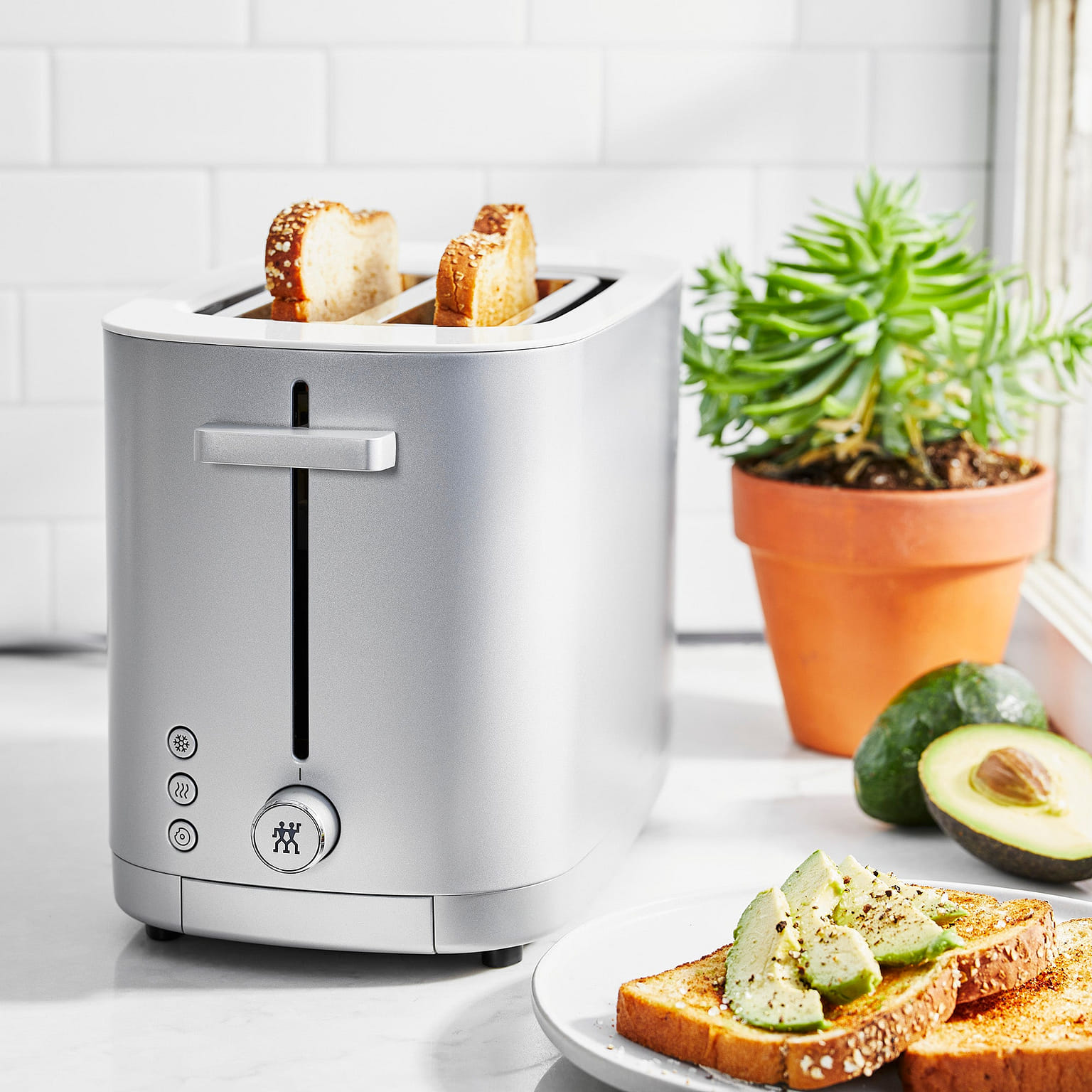 ZWILLING Enfinigy 2-slot Toaster 2-slot / Silver 1 ส่วน