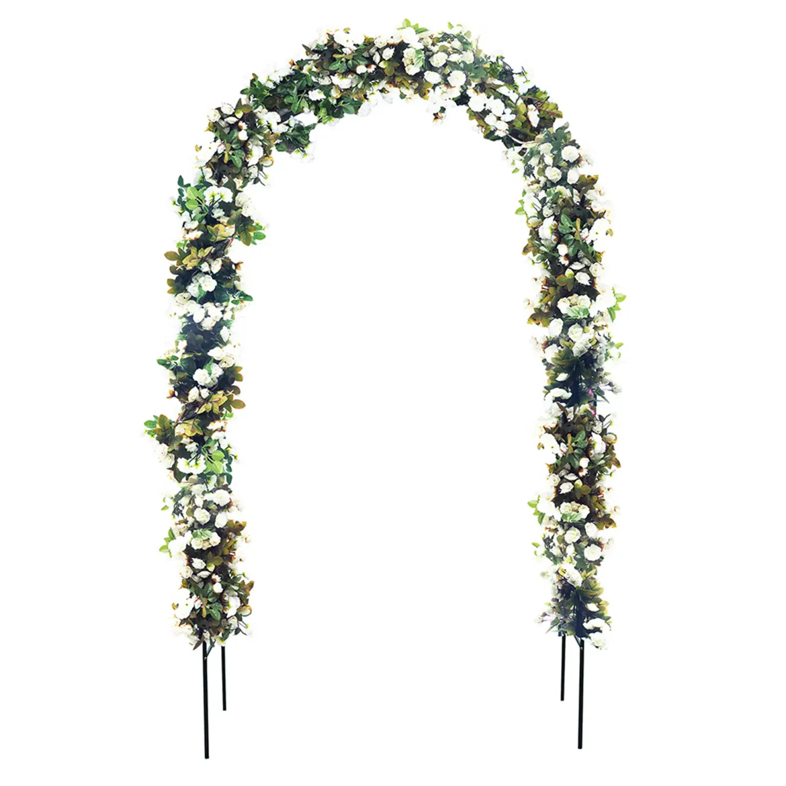 78"H x 45"W Metal Garden Arch Trellis; Adjustable Arbor Trellis for Garden Climbing Plants Support or Wedding Decor 1 個