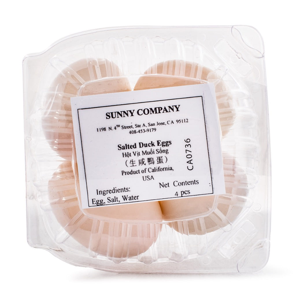 Raw Salted Duck Eggs 4 count