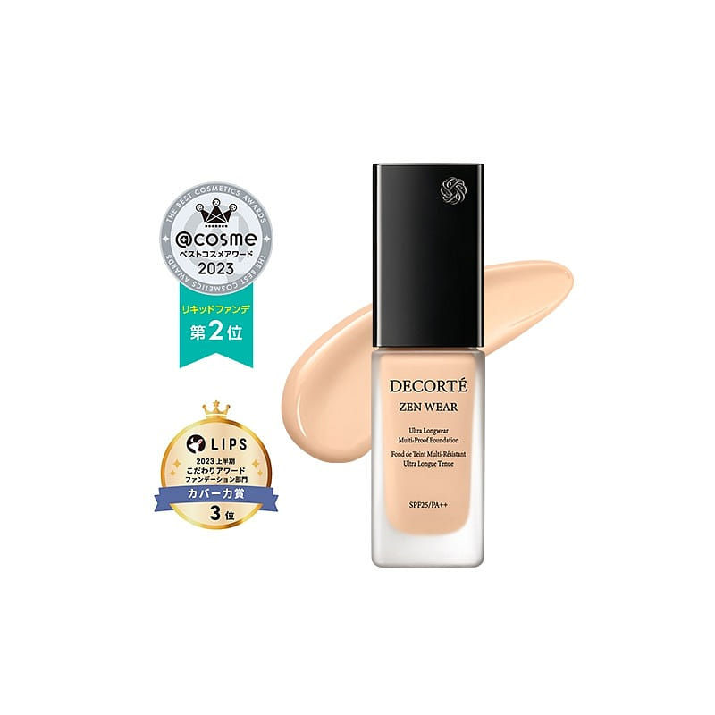 COSME DECORTE Zen Wear Fluid Liquid Foundation SPF25 PA++ 30ml #N12 1 each
