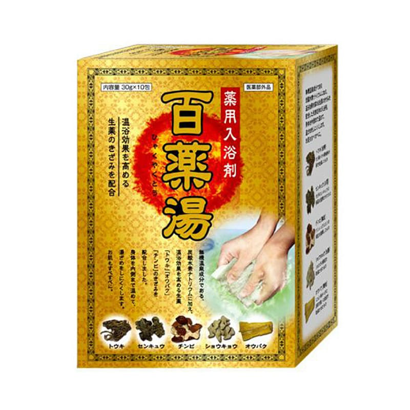 UYEKI Baiyaotang Medicinal Bath Powder 10 Tablets 1 케이스