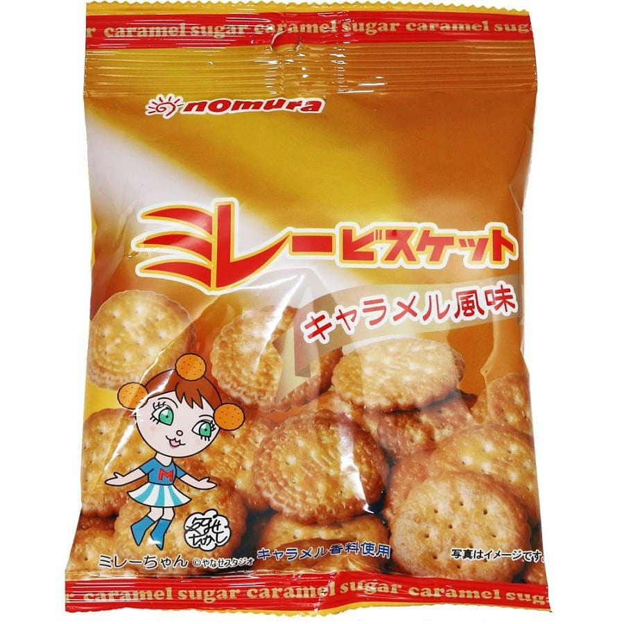 NOMURA Millet Biscuits Caramel Flavor 70g 1pack 1 개