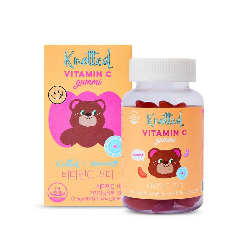 Knotted - Vitamin Kkumi Vegetable Jelly - 60pcs Vitamin C 0 g
