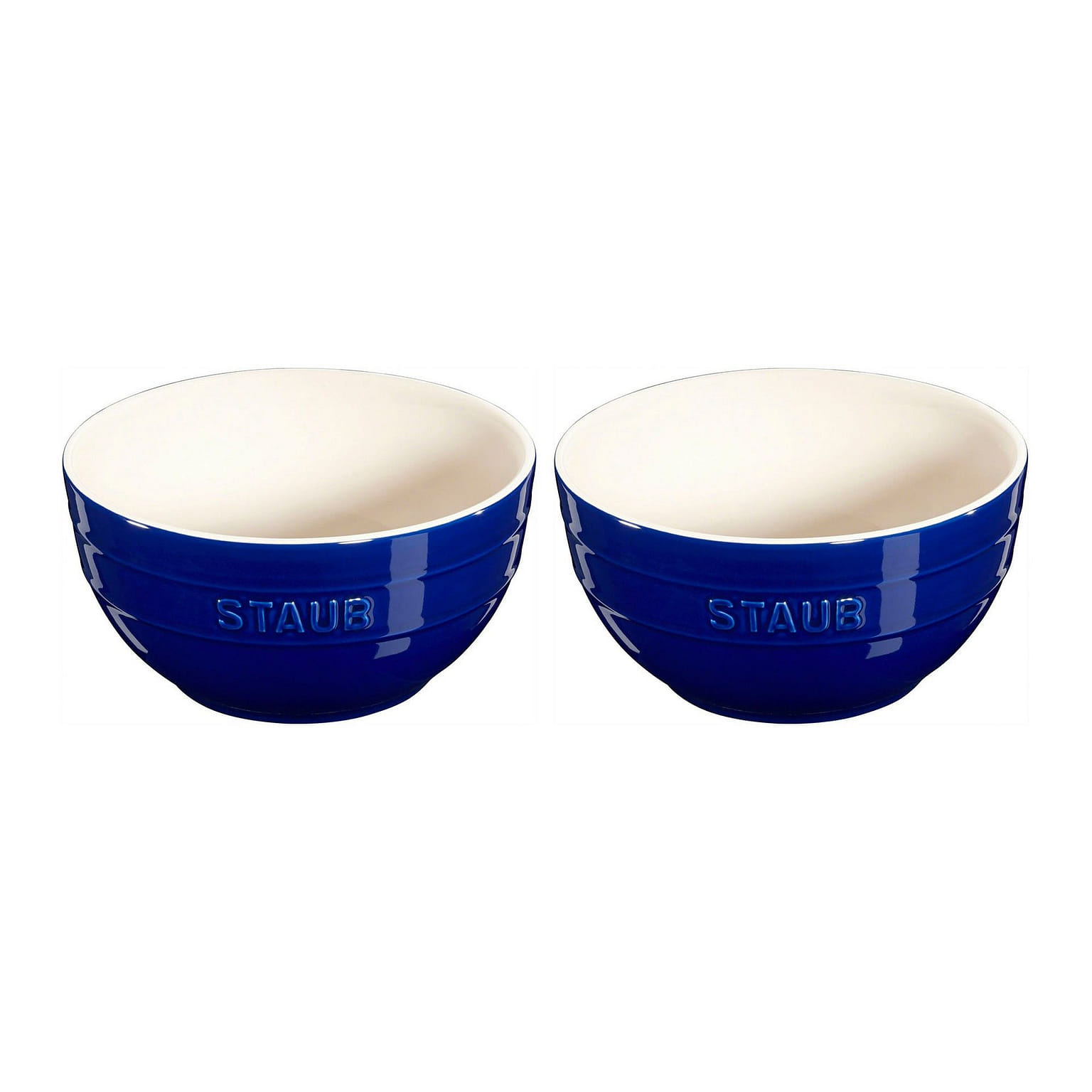 STAUB Ceramic 2-pc Large Universal Bowl Set 2-pc / Dark Blue 1 개