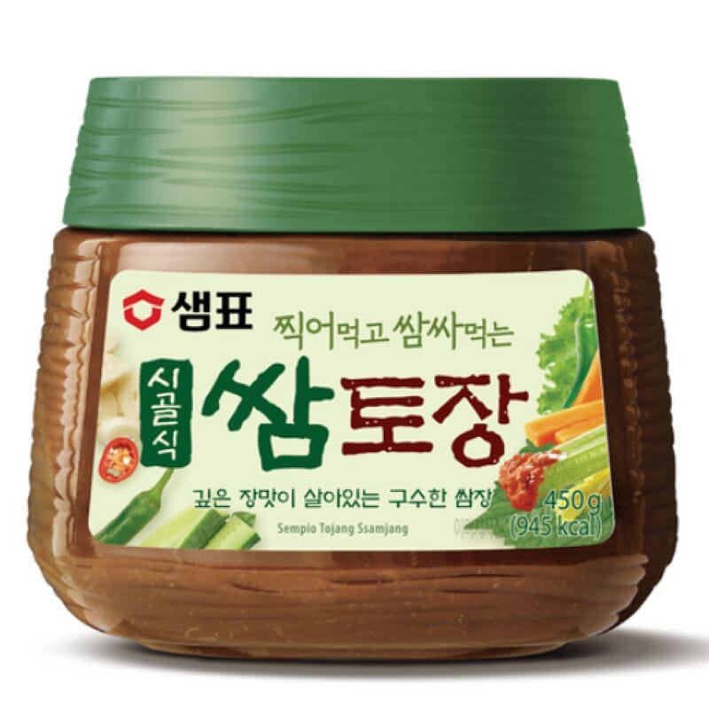 [한국 직배송] 샘표 시골식 쌈토장, 450g, 1개 450 그램