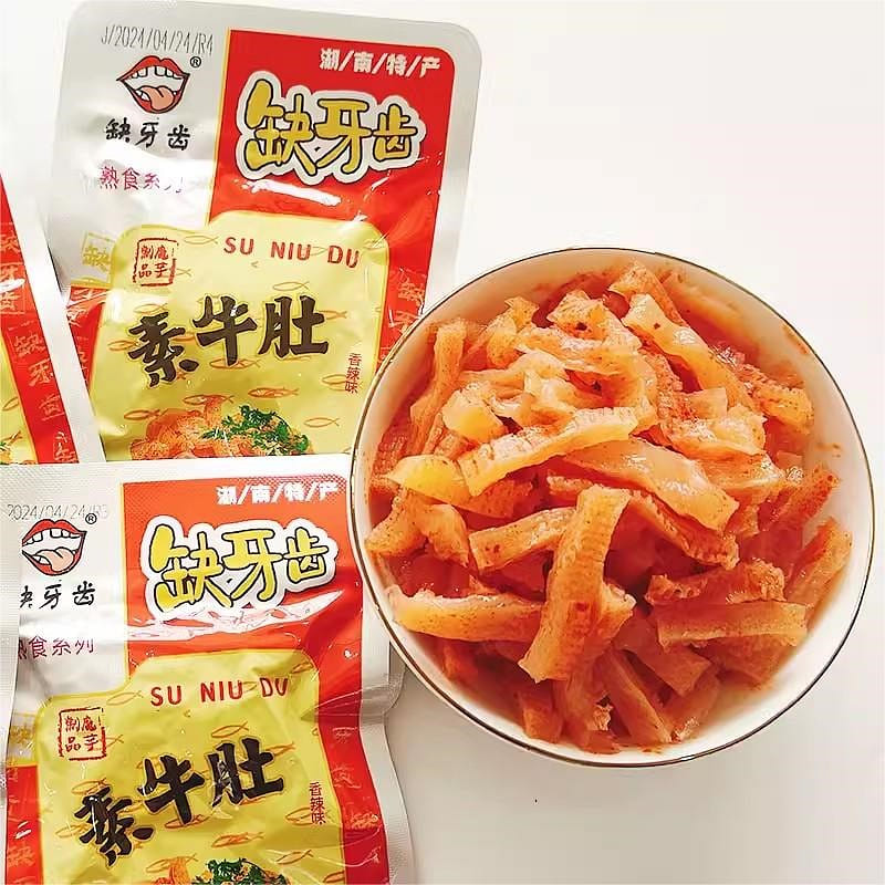 缺牙齿 香辣素牛肚16g*30包魔芋湖南特产零食 480 克