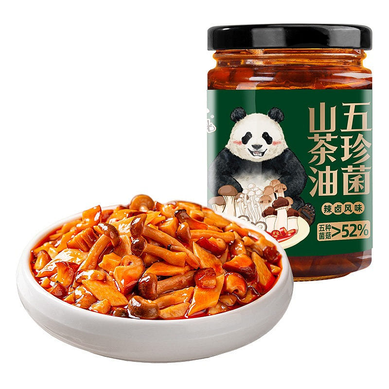 Camellia oil with five kinds of mushrooms 210g 210 g