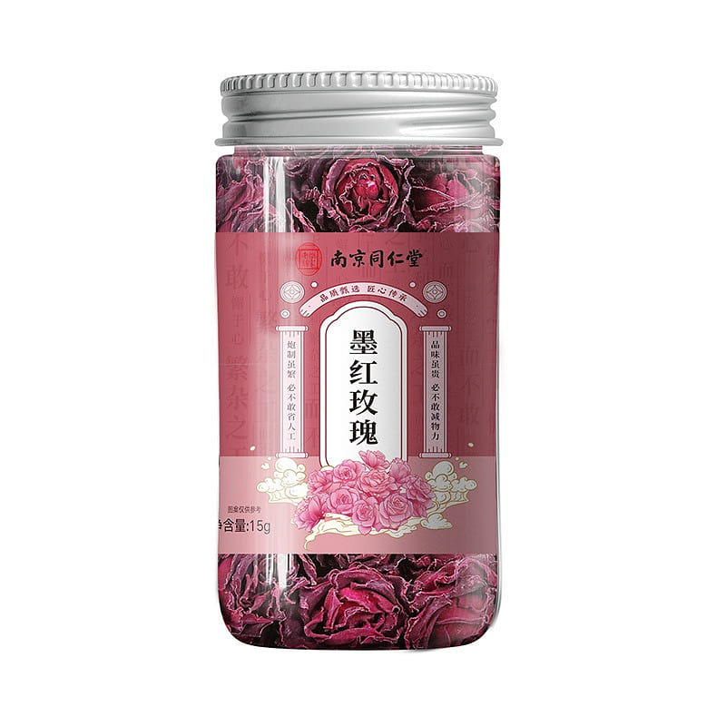 Nanjing Tongrentang Ink Red Rose Women's Premium Flower Tea 15g/bottle 15 그램