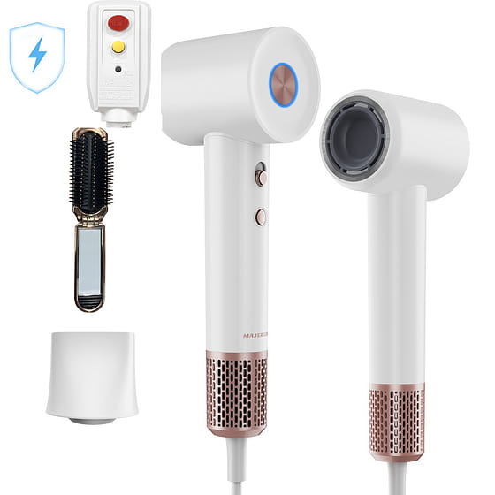 weee_grocery_Maxgroom 高速负离子吹风机 米白色 美规 1 个