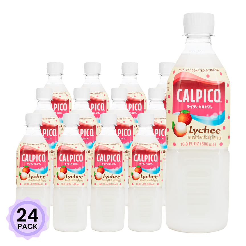Get Calpico Non-Carbonated Soft Drink, Lychee Flavor 16.9 oz*24 pack ...
