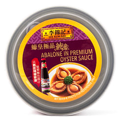 Lee Kum Kee Abalone in Premium Oyster Sauce Net Weight 220g 7.8oz 1 each