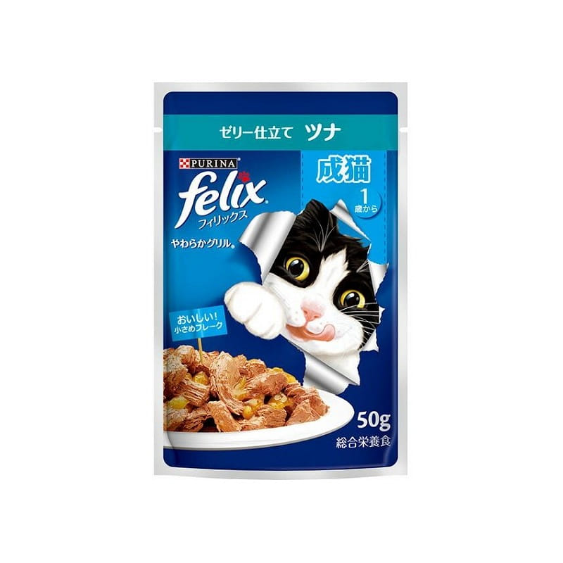 Purina Felix Pouch Soft Grilled Adult Cat Tuna 50g 1 개
