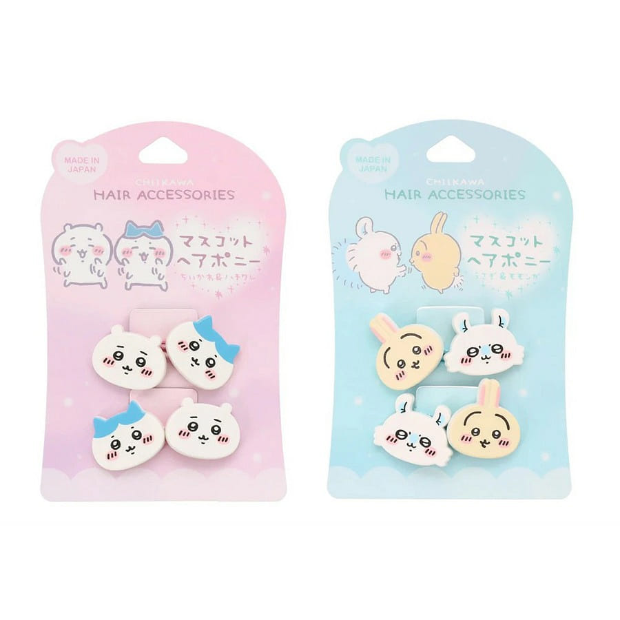 Chiikawa Momonga HairAccessories 2 Colors 4 Pieces 1 each