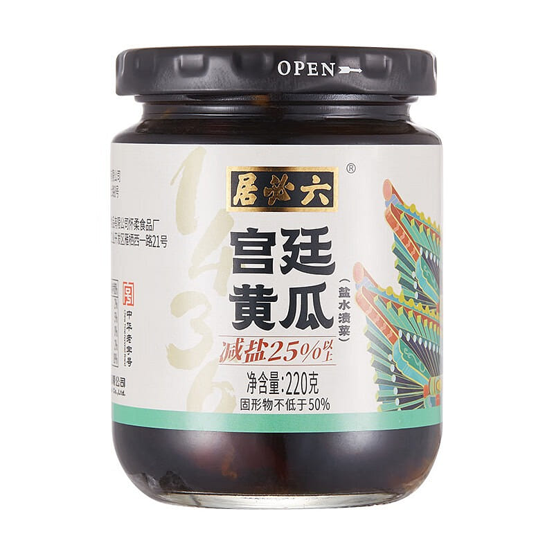六必居 酱菜 宫廷黄瓜 喝粥下饭咸菜 220g 中华老字号 1 份