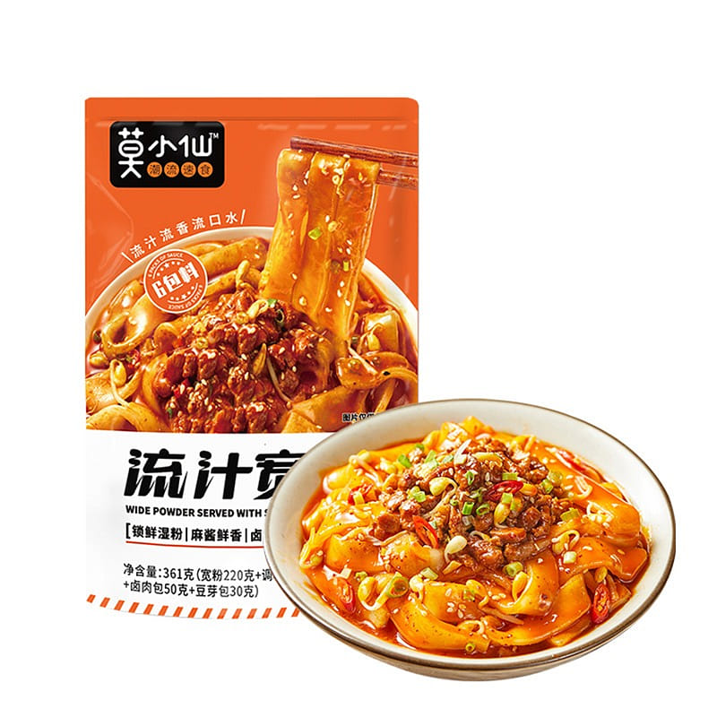Flowing sauce wide powder hot pot Sichuan vermicelli big potato noodles 361 그램