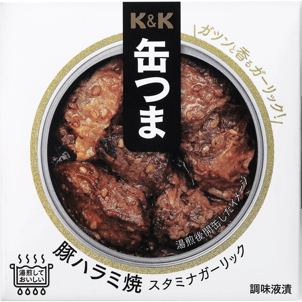 Canned Food Pork Skirt KANTSUMA Garlic Snack 50g 1 個