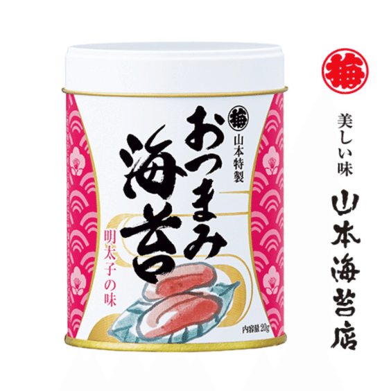 YAMAMOTO NORITEN Fish Roe Flavor Seaweed 30 pcs 1 캔