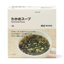 muji Wakame Soup 4 meals 1 each