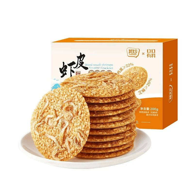 Qimiao Shrimp Sesame Crisp 10pk 200g*1 200 g
