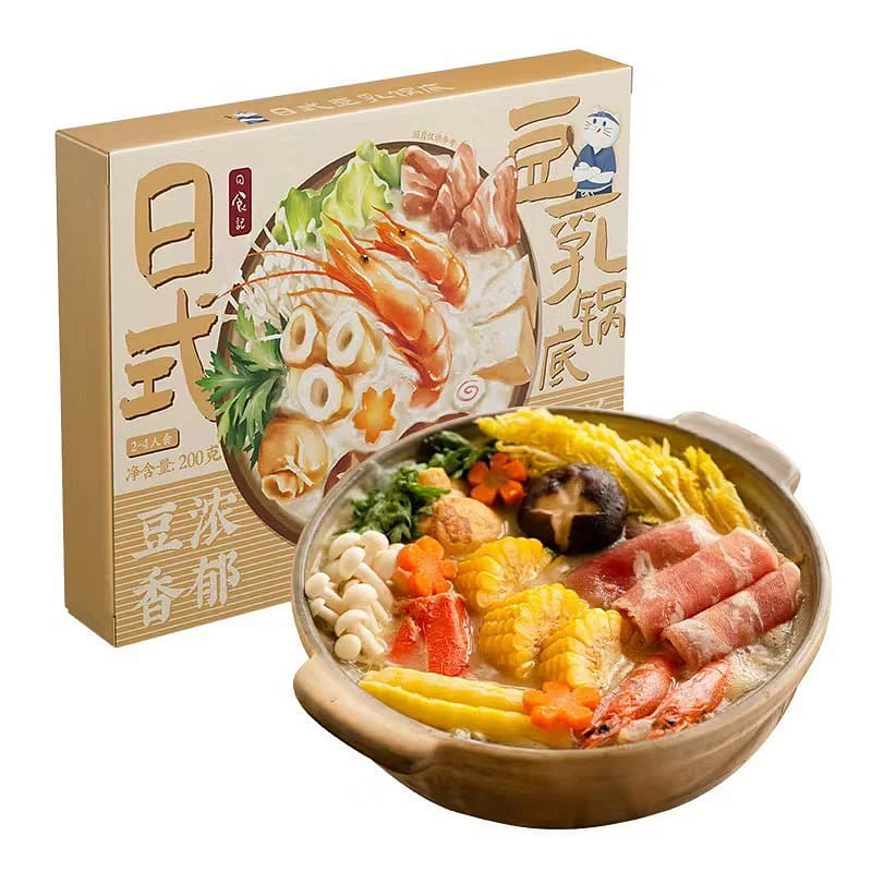 Japanese style soy milk non spicy hot pot base 200 g