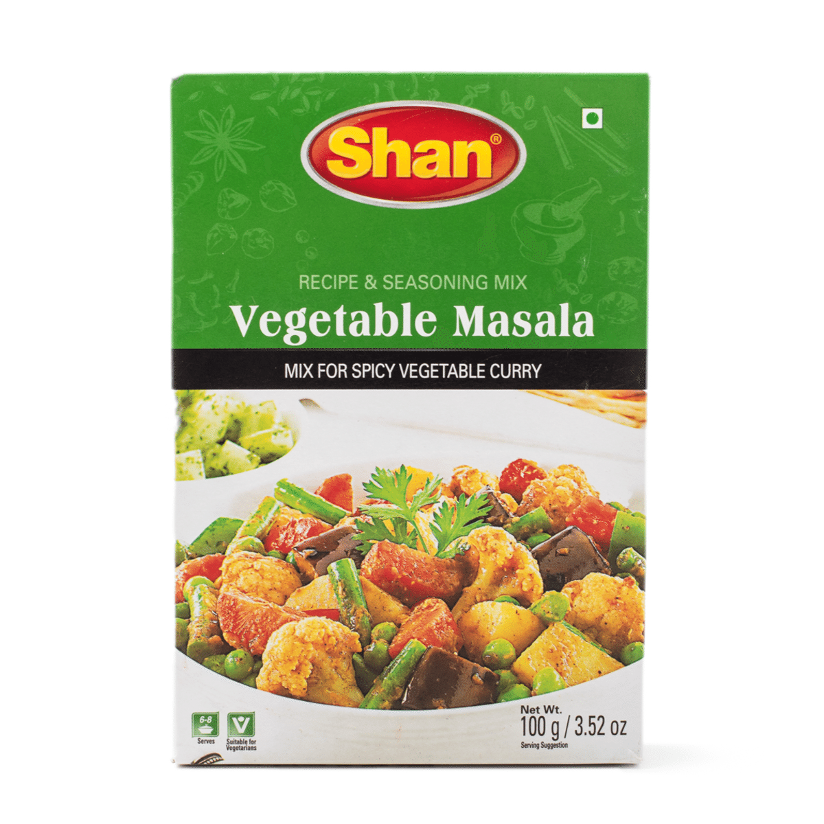Shan Vegetable Curry Spice Mix 3.5 oz
