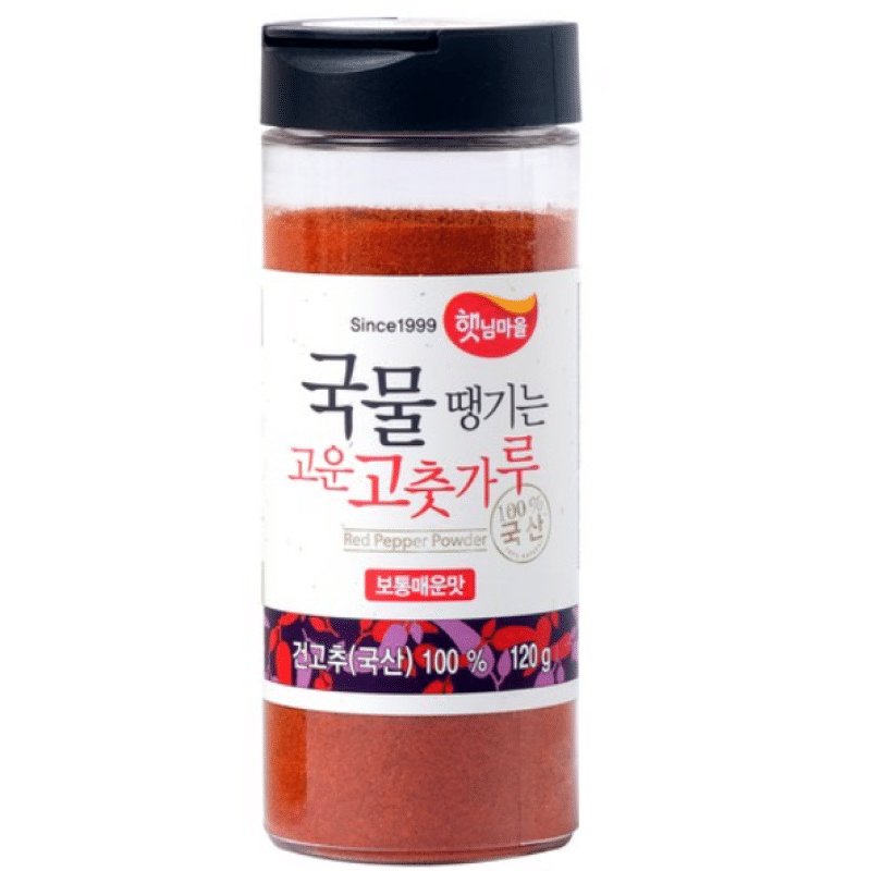 [Korea Direct ] Fine particles, regular spicy chili powder 120g, 1 bottle 120 グラム