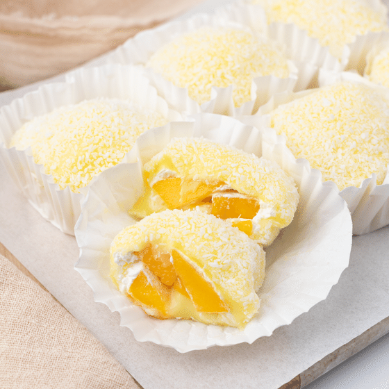 weee_bakery_Mango Mochi 6 pieces 1 個