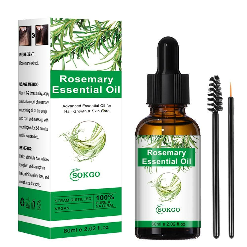 Organic Rosemary Essential Oil for Hair Growth & Skin Care, 100% Pure & Natural 1 개