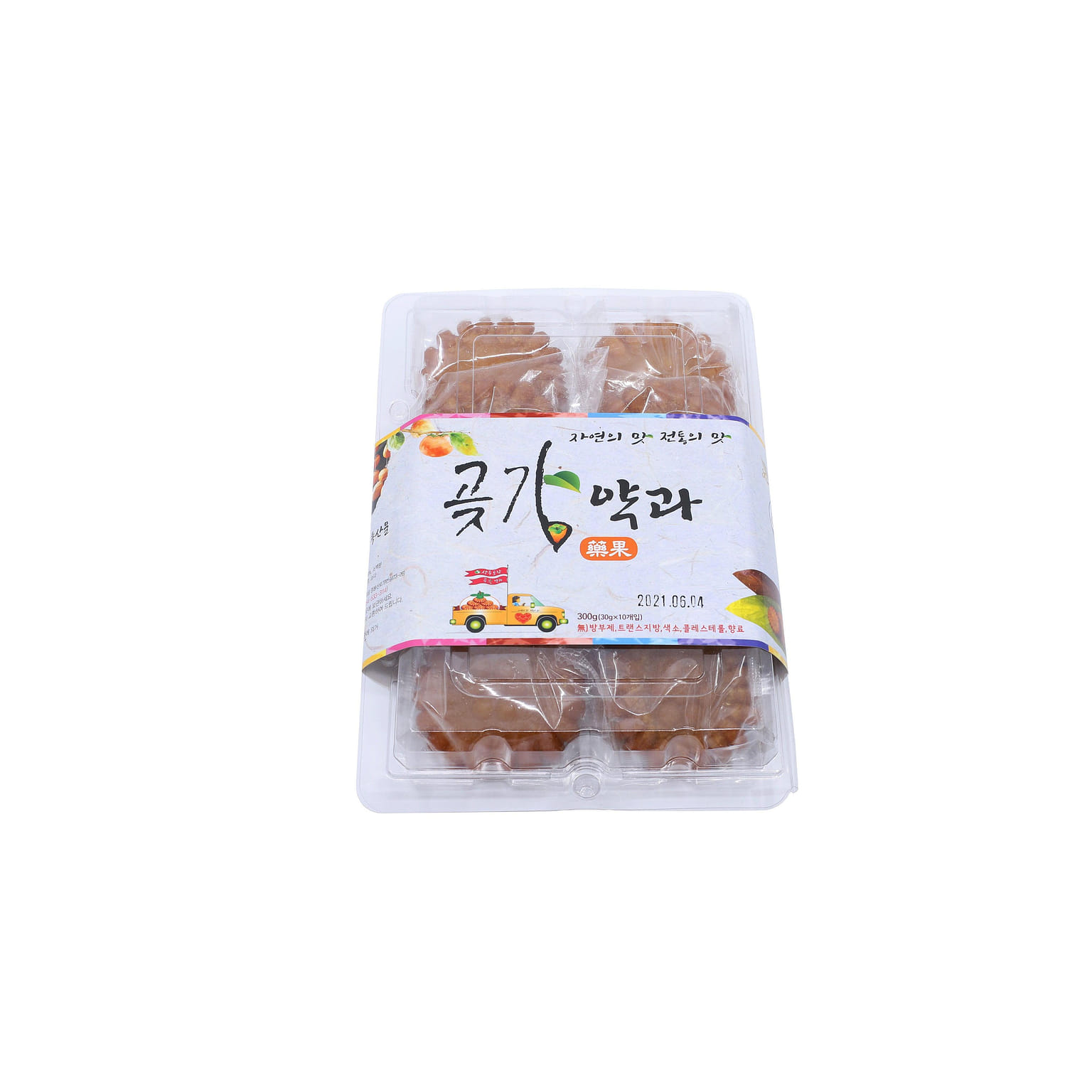 Persimmon Cookie Yakgwa (Pack of 10) 1.7 ポンド