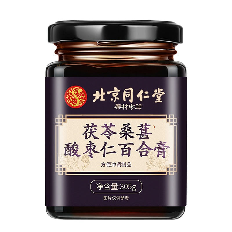 Beijing Tonren Tang Tuckahoe mulberry lily acid jujube kernel paste 305g 305 g
