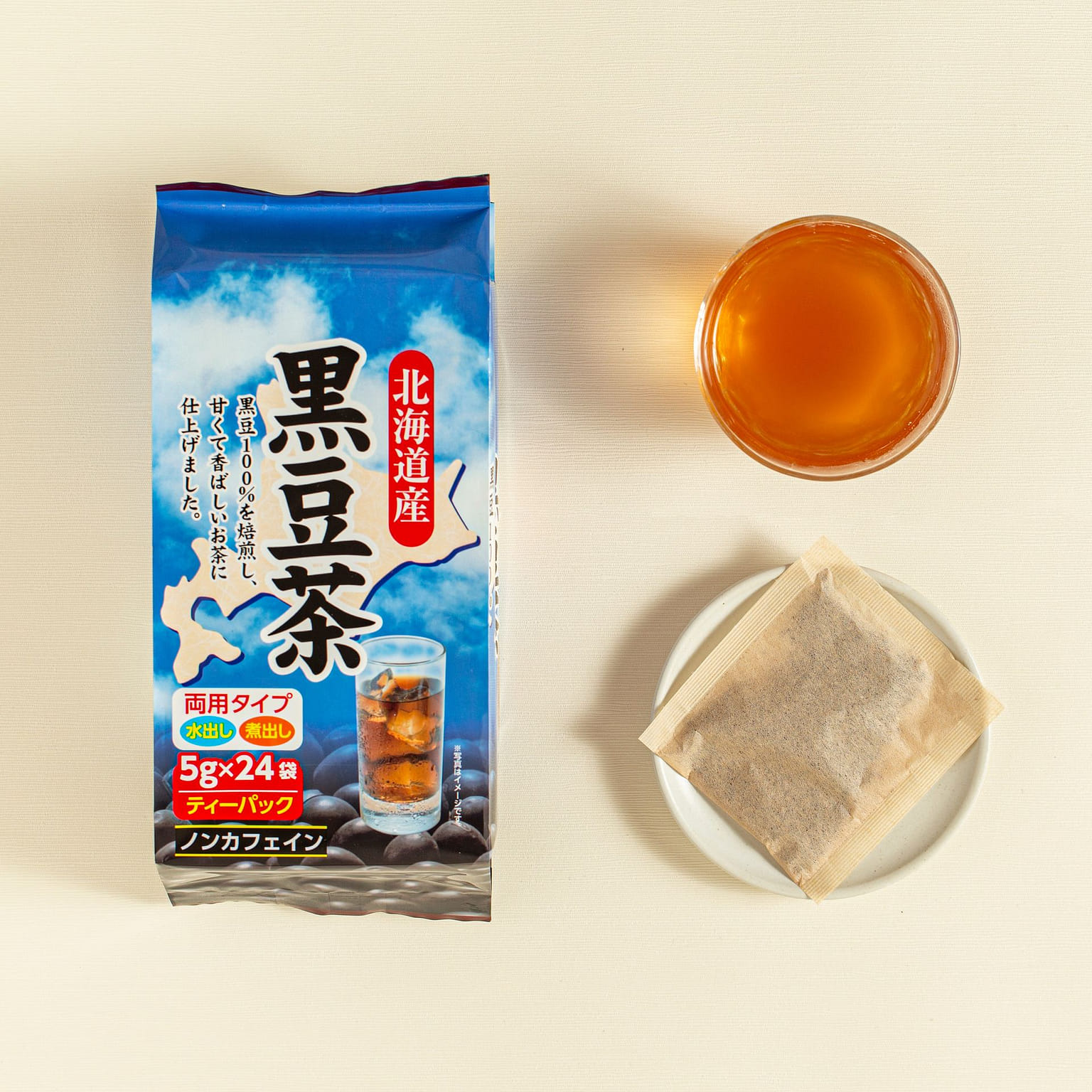 Chikiriya - Hokkaido Kuromamecha (Black Soybean Tea) - Tea bags - 4.23oz 1 each