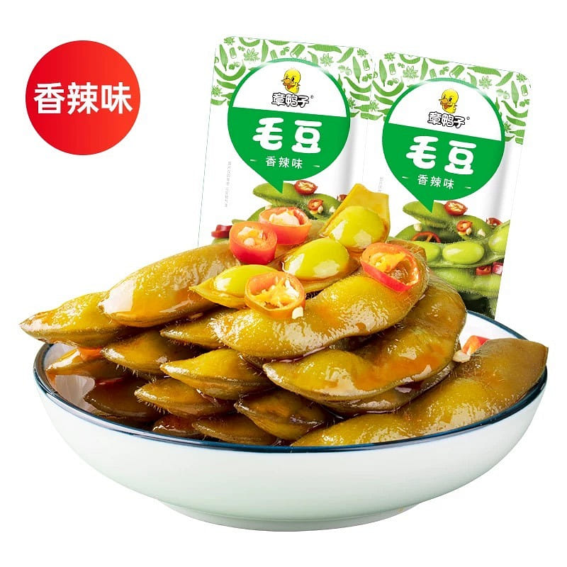 Zhang Duck Spicy Edamame Ready-to-Eat 20 Packs 400 g