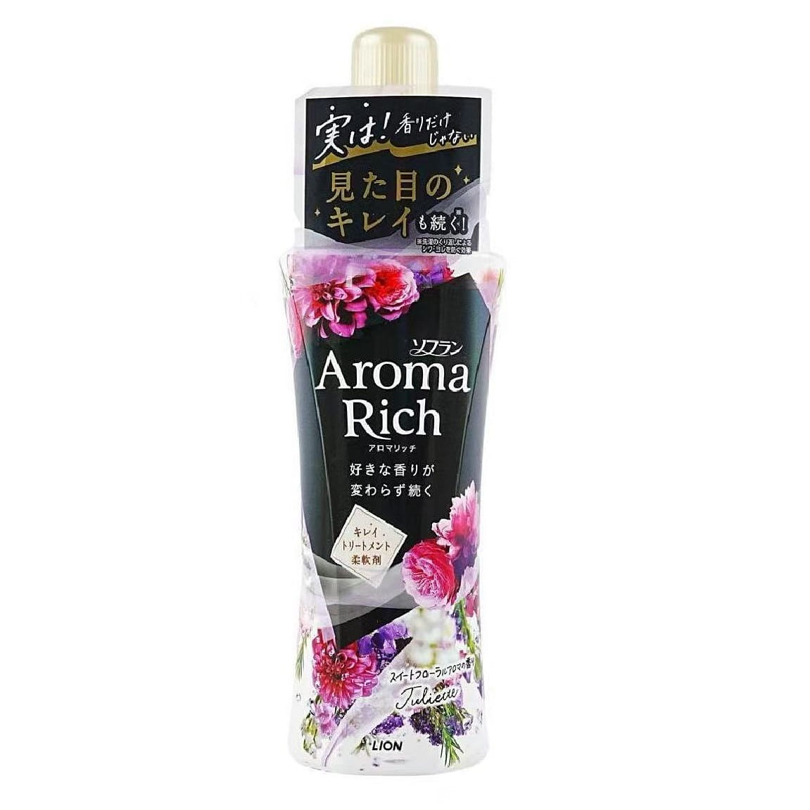 LION Soflan Aroma Rich Fragrance Clothing Softener 480 มิลลิลิตร
