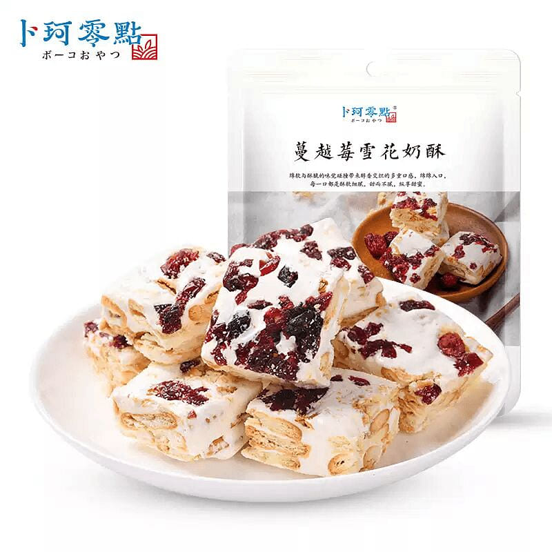 Boke Snow Crispy Cranberry Flavor 110g * 1 Bag 110 g