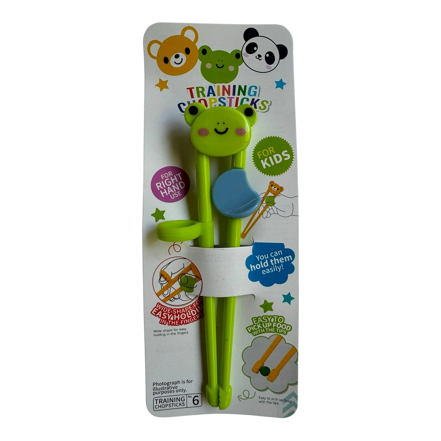 Training Chopsticks for Kids - Frog Design- 1 Pair 1 개