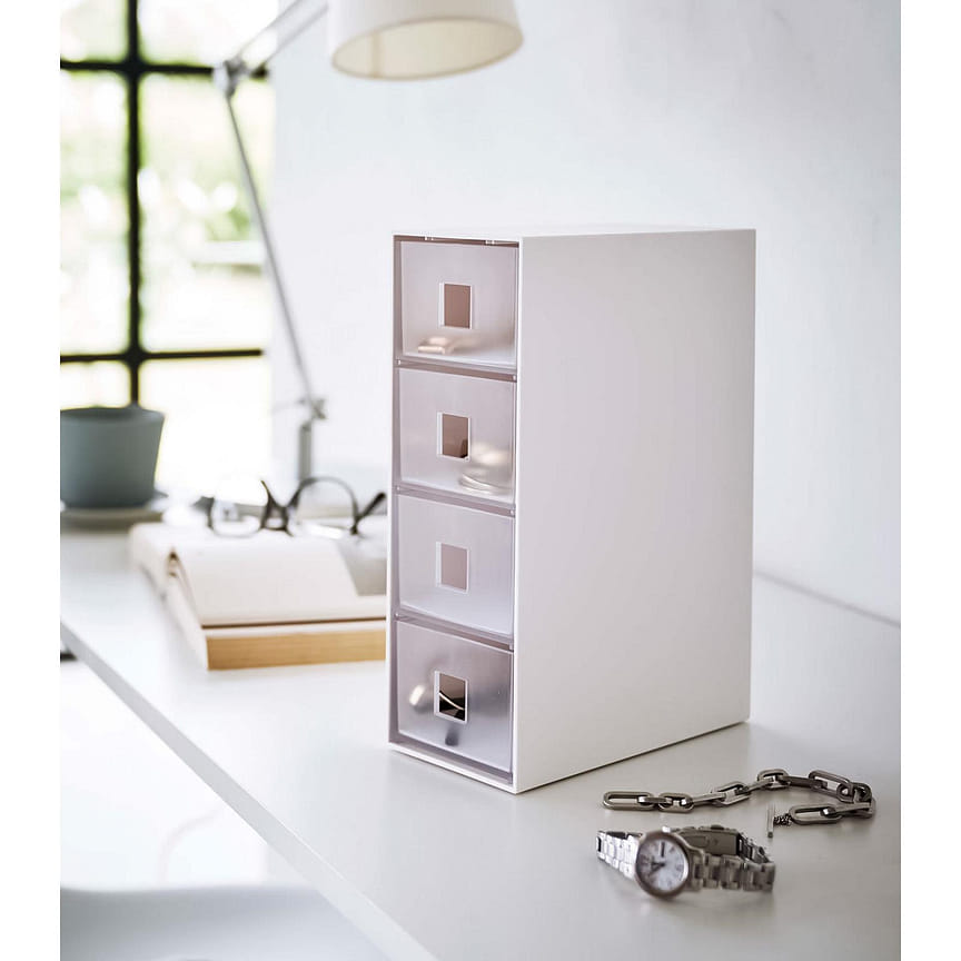 Get Storage Tower with Drawers White Delivered | Weee! Asian Market