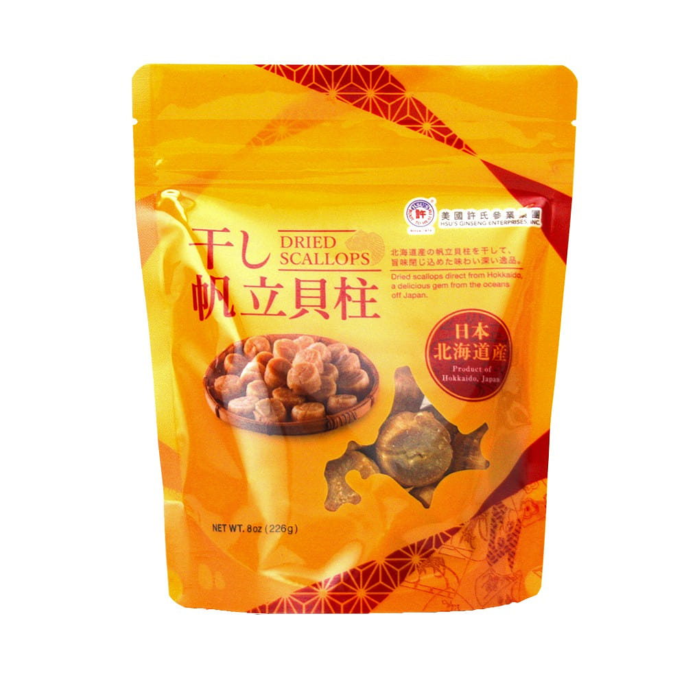 HSU's Japanese Hokkaido Dried Scallops L 8oz 8 온스
