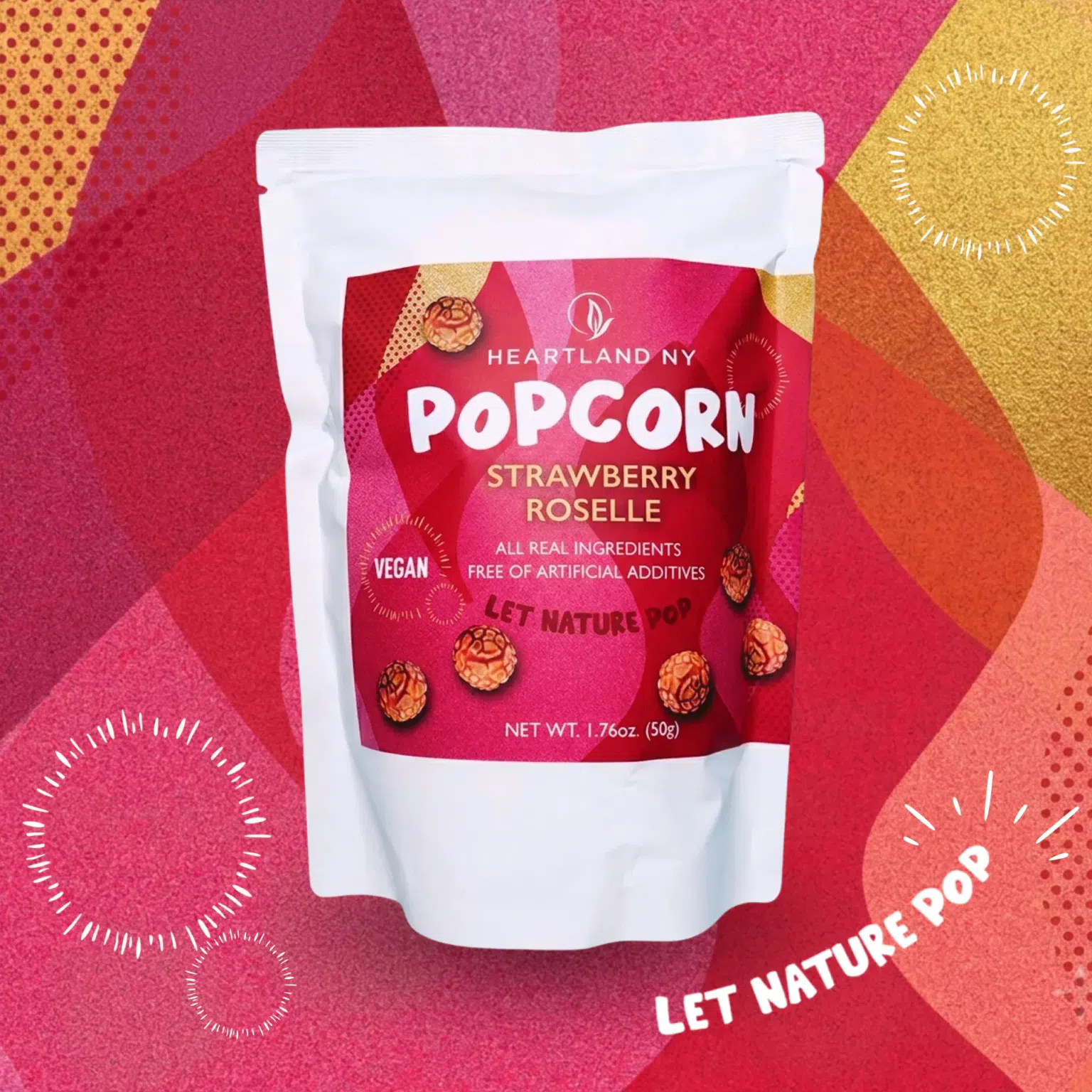 Strawberry Roselle Popcorn 1 each