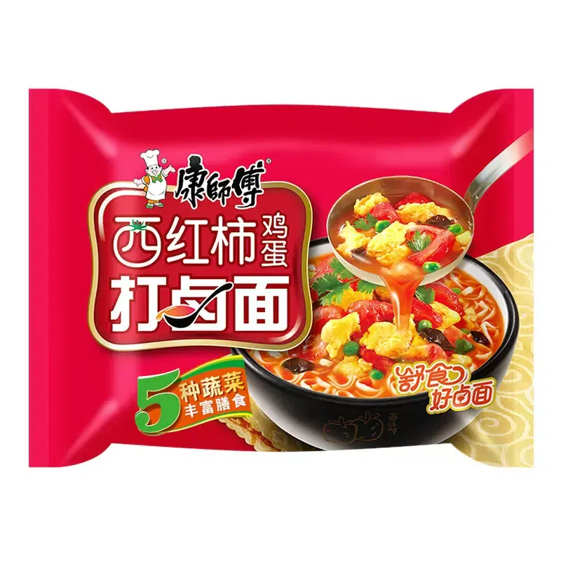 Kangshifu instant noodles, tomato and egg braised noodles 100g * 1 bag of instant instant noodles 100 g