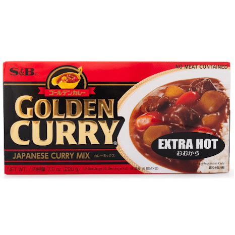 S&B Golden Curry Sauce Mix Extra Hot 7.8 oz 1 個