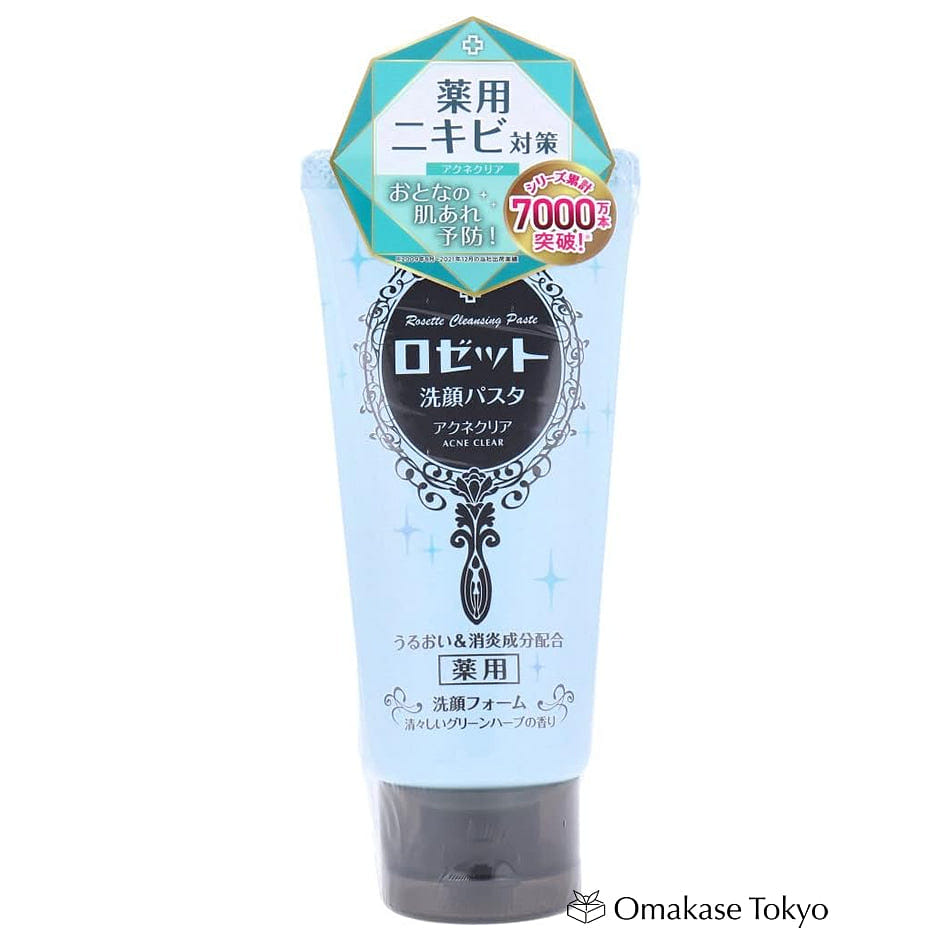 Rosette Cleansing Paste Acne Clear Foam Cleanser 120g 120 กรัม